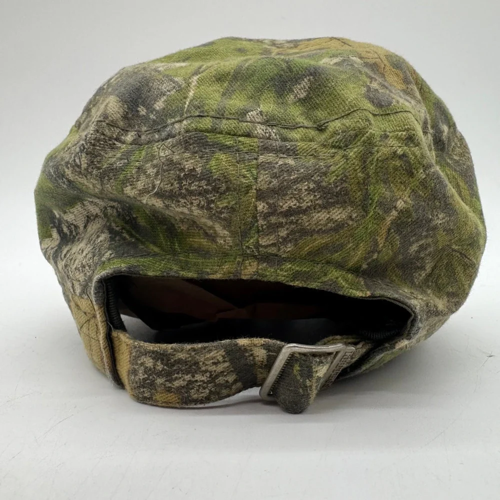 KBETHOS Mossy Oak Camo Fleur De Lis Rhinestone Cadet Hat Purple Adjustable Cap